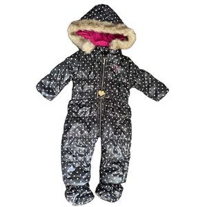 NWT Juicy Couture baby girl snowsuit